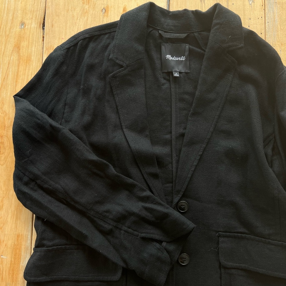 Madewell Linen-Blend Blazer